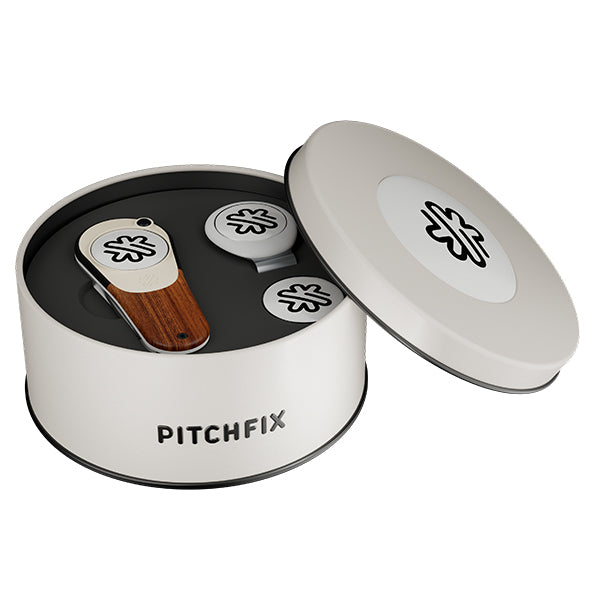 New Round Golf Gift Tin with New XL and Hat Clip