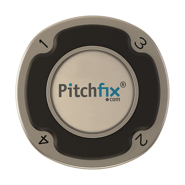 Black Pitchfix Multimarker Chip Golf Ball Marker